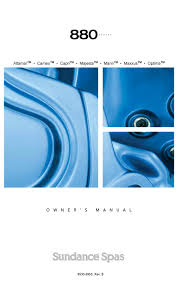 Securing the cabinet panel on the side of the spa under the control panel. Sundance Spas Altamar Owner S Manual Pdf Download Manualslib