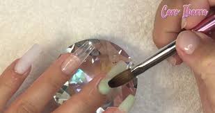 Bonitas, uñas acrílicas negras de colores cortas, sencillas y rojas. Difuminado En Unas Color Verde Pastel Con Blanco Opal Manicuravip Com