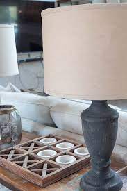 Diy Rustic Table Lamp Pottery Barn Faris Lamp Dupe The Lived In Look Rustic Table Lamps Pottery Barn Lamps Rustic Diy