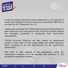 Either they are short of skills or locals do not like the jobs. Tesda On Twitter Latestsatesda Read Tesda Secretary Isidro Lapena Has Directed The Neighboring Regions Of The Ncr To Resume The Conduct Of Competency Assessment For Ofws To Further Facilitate Their Job Searches