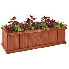 Diy glow in the dark planters sweet and simple living. 40 In X 12 In Wood Planter Box 934196 The Home Depot