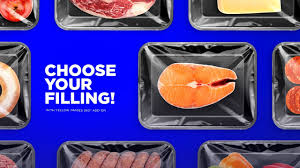 Tray W Two Cutlets Mockup In Tray Platter Mockups On Yellow Images Object Mockups