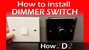 How To Wire Dimmer Switch Replacing One Way Switch With Dimmer One Youtube