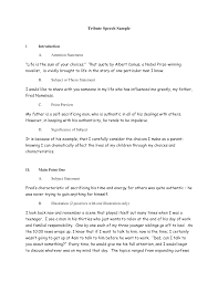 Tribute Speech Sample How To Create A Tribute Speech Sample Download This Tribute Speech Sample Template Now Speech Outline Speech Word Wall Template