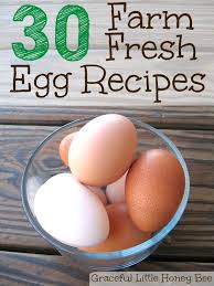 My initial thought was a nice big frittata or recipes in which i use a lot of eggs are: 30 Farm Fresh Egg Recipes Graceful Little Honey Bee