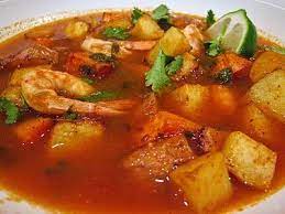 Mexican Spicy Roasted Shrimp Potatoes Stew Mexican Soup Recipes Seafood Soup Recipes Shrimp Soup Recipes