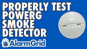 And the spacing between detector and wall. How Do I Properly Test My Powerg Smoke Detector Alarm Grid