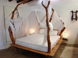 20 Canopy Beds That Will Blow You Away Diy Pallet Bed Pallet Bed Frames Bed Frame And Headboard