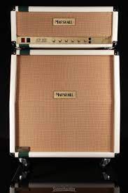 Marshall Custom Shop Jcm800 Head And 1960av Cabinet Cream Racing Green Stripe Front Bass Amps Guitar Amp Marshall Amps