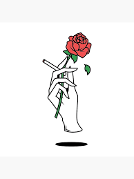 Black and white large coffin tray with skeleton hand holding black rose drawing brokenrosecreative 5 out of 5 stars (31) $ 45.00. Drawing Hand Holding A Rose Drawing Easy
