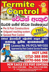 At control your pest ltd., we can handle any and all of your pest problems. New Eagle Pest Control Ja Ela Sri Lanka Contact Phone Address