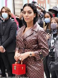 88 best georgina rodriguez's style images on pinterest. Georgina Rodriguez Attends Louis Vuitton Fashion Show In Paris Oltnews