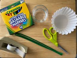 Color mixing tips for tie dye coffee filters: Coffee Filter Flowers East Bangor United Methodist Community Church