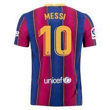 Flocage a 5€ (joueur ou perso) patch dispo (+2€). Maillot Domicile Authentique Lionel Messi Barcelona 20 21 Par Nike Rv7010987 Pas Cher Maillots De Foot Promo