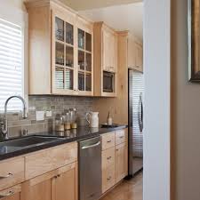 maple cabinets kitchen modern with