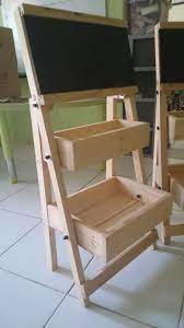Wood Display Box Untuk Display Barang Di Toko Dengan Papan Tulis Kapur Untuk Custom Gambar Display Kayu Kapur