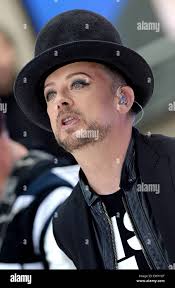 boy george" (portrait or concert or singer or musician or "singer  songwriter" or culture club or music or dj) hi-res stock photography and  images