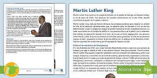 Workforce es 60w wireless portable. Hoja Informativa Martin Luther King Teacher Made
