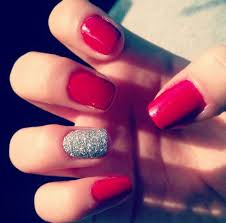 Pin By Amanda Bondy On Nails Red And Silver Nails Silver Nails Prom Nails Easy summer nail art design long pink and silver nails with glitter.