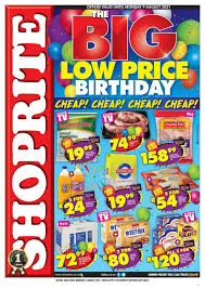 1gm machine cleaning tablets by urnex give your coffee machine the love it deserves with a fast, effective cleaning from a 1g urnex coffee machine cleaning tablet. Shoprite Western Cape The Big Low Price Birthday 23 July 09 August 2021 Www Guzzle Co Za