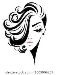 Illustration Of Women Short Hair Style Icon Logo Women Face On White Background Vector Short Hair Styles Silhouette Art How To Draw Hair