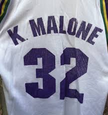 90 S Karl Malone Utah Jazz Champion Nba Jersey Size 40