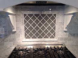 Different kinds of tile accent pieces, to be used for tiling your shower. Grey Moroccan Lattice Backsplash Accent Behind Range Carrera Bianco Subway Tile Farmhouse Kitchen Backsplash Trendy Kitchen Tile Granite Countertops Kitchen