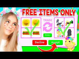 The only way to acquire a collectable item is through trading. Trading Free Items Only In Adopt Me Roblox Youtube Roblox Trading Adoption