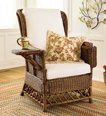 Rattan Reading Chair I Would Never Move Also The Cats Would Totally Hog The Shelf Chair Ratan Furniture Rattan Furniture
