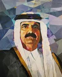 Work by Iraqi artist Falah Al Saeedi, oil