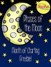Phases Of The Moon Chart Freebie