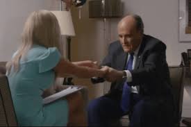 Rudy thought he was about to hook up with this young babe. Hit Job Rudy Giuliani Denies He Was Caught Out In Hotel Bedroom Scene In New Borat Film Stuff Co Nz