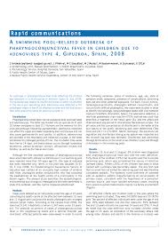 250 likes · 23 talking about this. Pdf A Swimming Pool Related Outbreak Of Pharyngoconjunctival Fever In Children Due To Adenovirus Type 4 Gipuzkoa Spain 2008