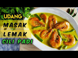 Masukkan bahan yg telah ditumbuk ke dalam periuk yg telah dipanaskan. Udang Masak Lemak Masakan Malaysia Litetube