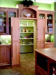 The Cabinets On Both Sides Of The Hidden Pantry Door Are 12 Inches Deep But Cabinet Maker Byron Clinkingbeard Says This Installation Also Home New Homes House