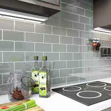 One of the best things about subway tile is that it is relatively inexpensive and easy to install. Giorbello True Gray 3 In X 6 In X 8 Mm Glass Subway Tile 5 Sq Ft Case G5928 The Home Depot