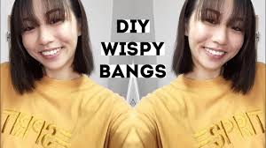 Ladies, we've all been there. Diy Wispy Bangs Yennator Youtube