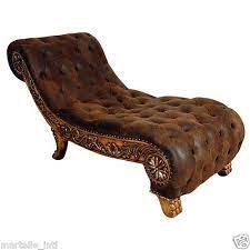 Over Sized Large Tufted Ultra Suede Chaise Lounge Chair Solid Mahogany 8 Way New Ebay Chaise Lounge Chair Leather Chaise Lounge Chair Leather Chair