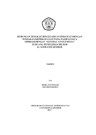 Jangan takut berbagi meskipun itu masih kurang benar. Judul Skripsi Keperawatan Gawat Darurat Pdf Ide Judul Skripsi Universitas