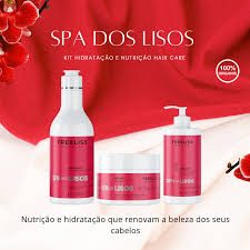 Kit Shampoo, máscara e protetor térmico Spa dos Lisos