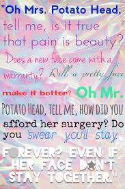 Melanie Martinez Mrs Potato Head Melanie Martinez Quotes Melanie Martinez Lyrics Melanie Martinez Songs