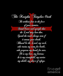 It can be argued that the knights templar existed for at least one decade prior to being recognized by the church, therefore the church did not really have any right to dissolve the order. Knight Templar Oath And Prayer Digital Art By Anis Bentayeb