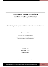 Colombia , coomeva , liderazgo , medicina. Pdf Islamic Banking Service Quality And Withdrawal Risk The Indonesian Experience Muhamad Abduh Academia Edu