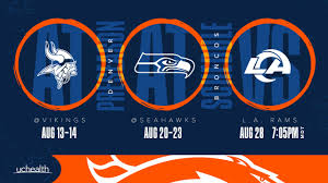 Preseason Set To Return In 2021 Broncos To Face Three Nfc Opponents