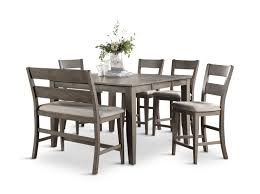 Counter height dining set with bench. Elyssa Counter Table With 4 Stools And Bench Hom Furniture