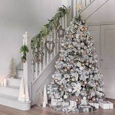 21 White Winter Wonderland Christmas Tree Decor Ideas That Trending Elegant Christmas Trees White Christmas Trees Luxury Christmas Decor