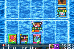 A player sets up their dominoes, yet when they go to knock them over, their opponent snatches one of them away. Yu Gi Oh The Sacred Cards Game Boy Advance Retroachievements