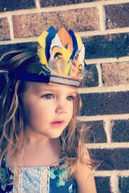 Multi Colored Feather Headband, Feather Crown