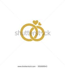 Wedding Logo Gold Wedding Rings Stylized Engagement Attributes And Decoration Ceremony The Symbol Of Faith Love Car Wedding Logos Gold Wedding Logo Design