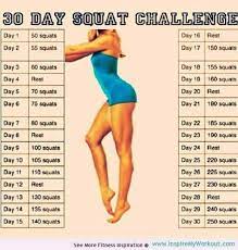 You can perform as many air squats as possible during the day. 30 Day Squat Challenge That Really Worked For Me Squat Challenge 30 Day Squat Fitness Motivation